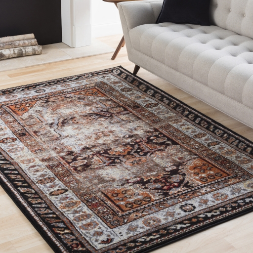 Serapi Orange Indoor 9'2" x 12'6" Machine Woven Rug - Image 0