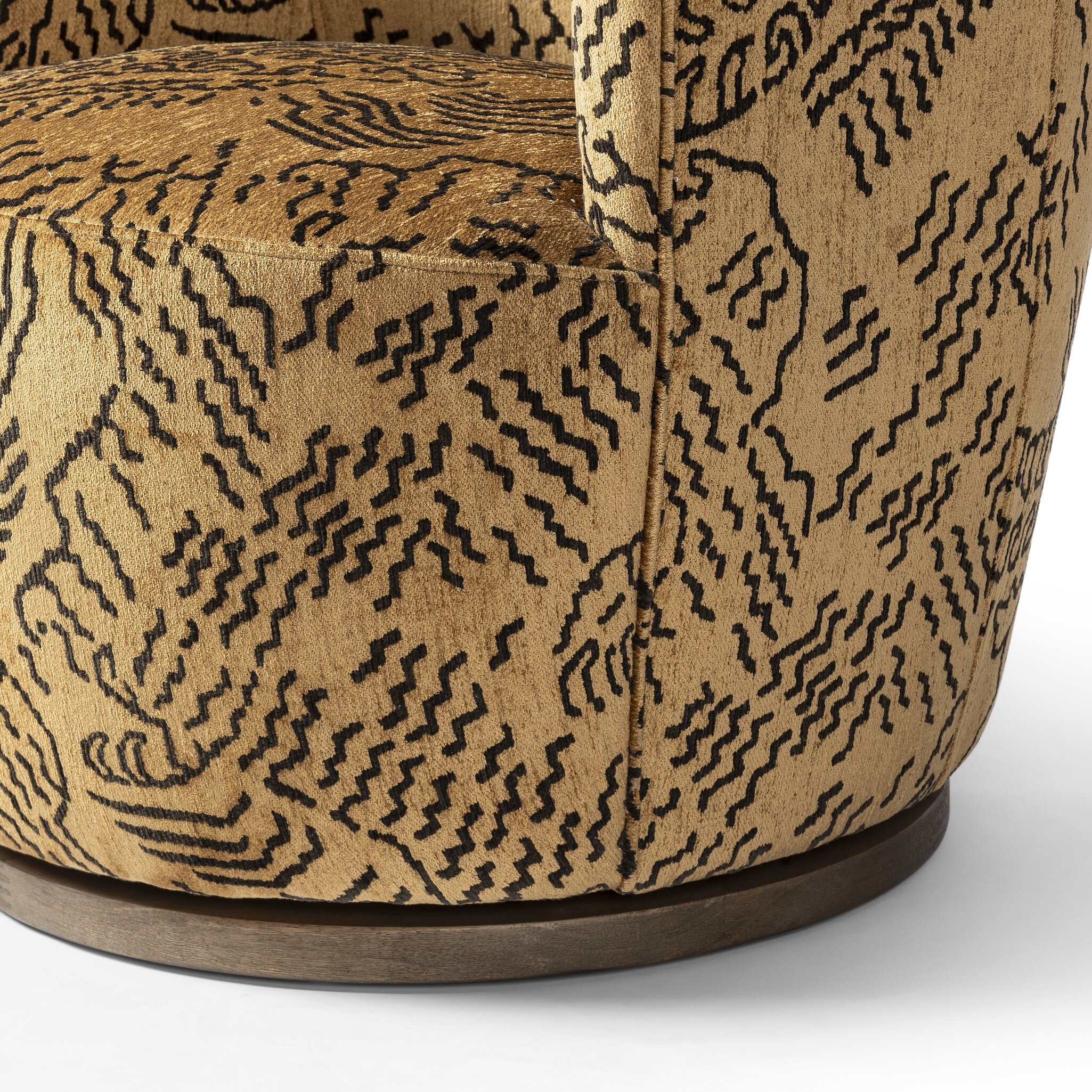 Aurora Swivel Chair - Balkan Ochre - Image 7