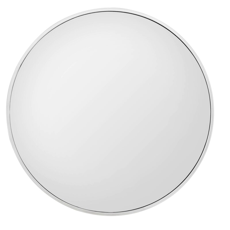  Heath Round Modern and Contemporary Accent Mirror - Image 0