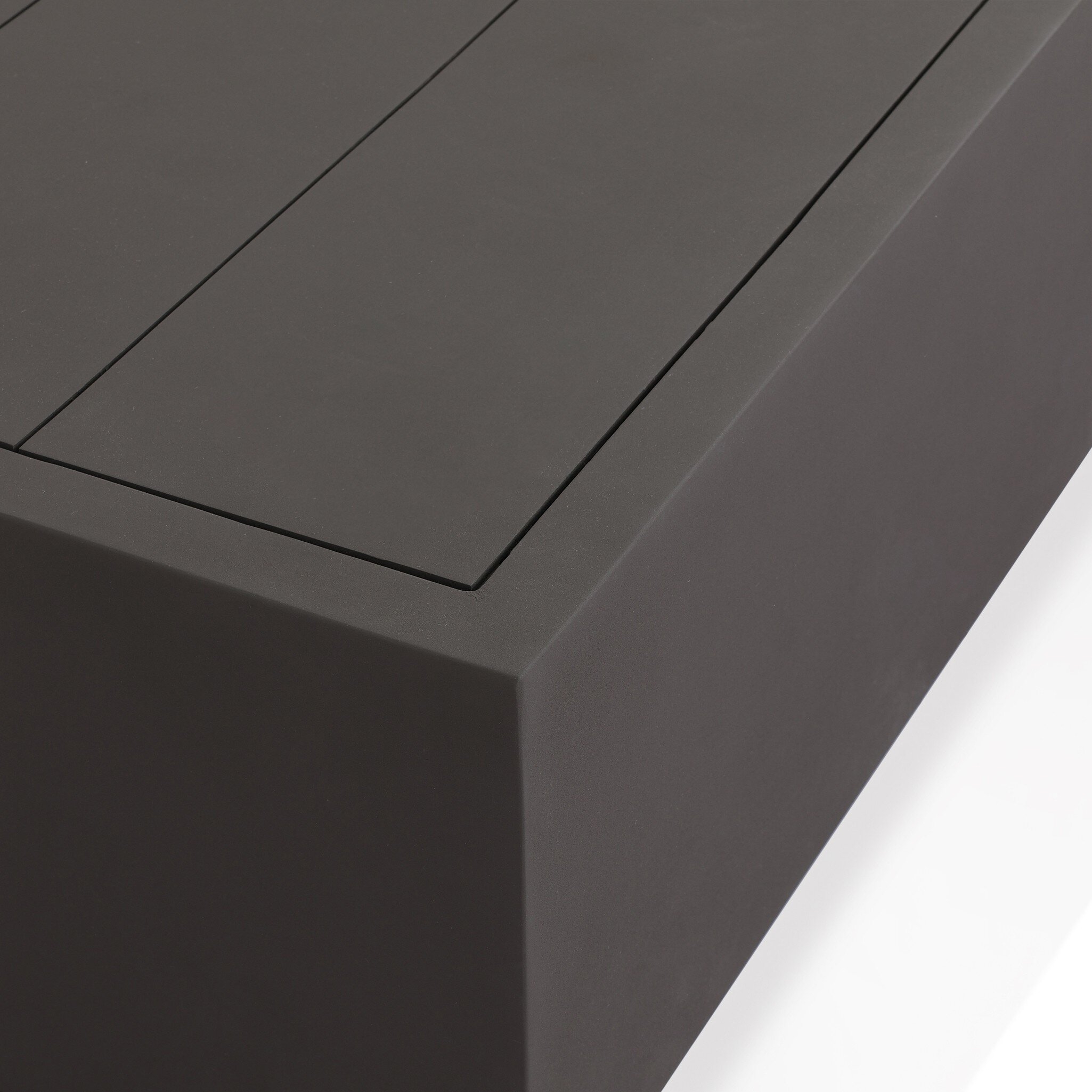 Messo Outdoor Metal Coffee Table - Bronze - Image 9