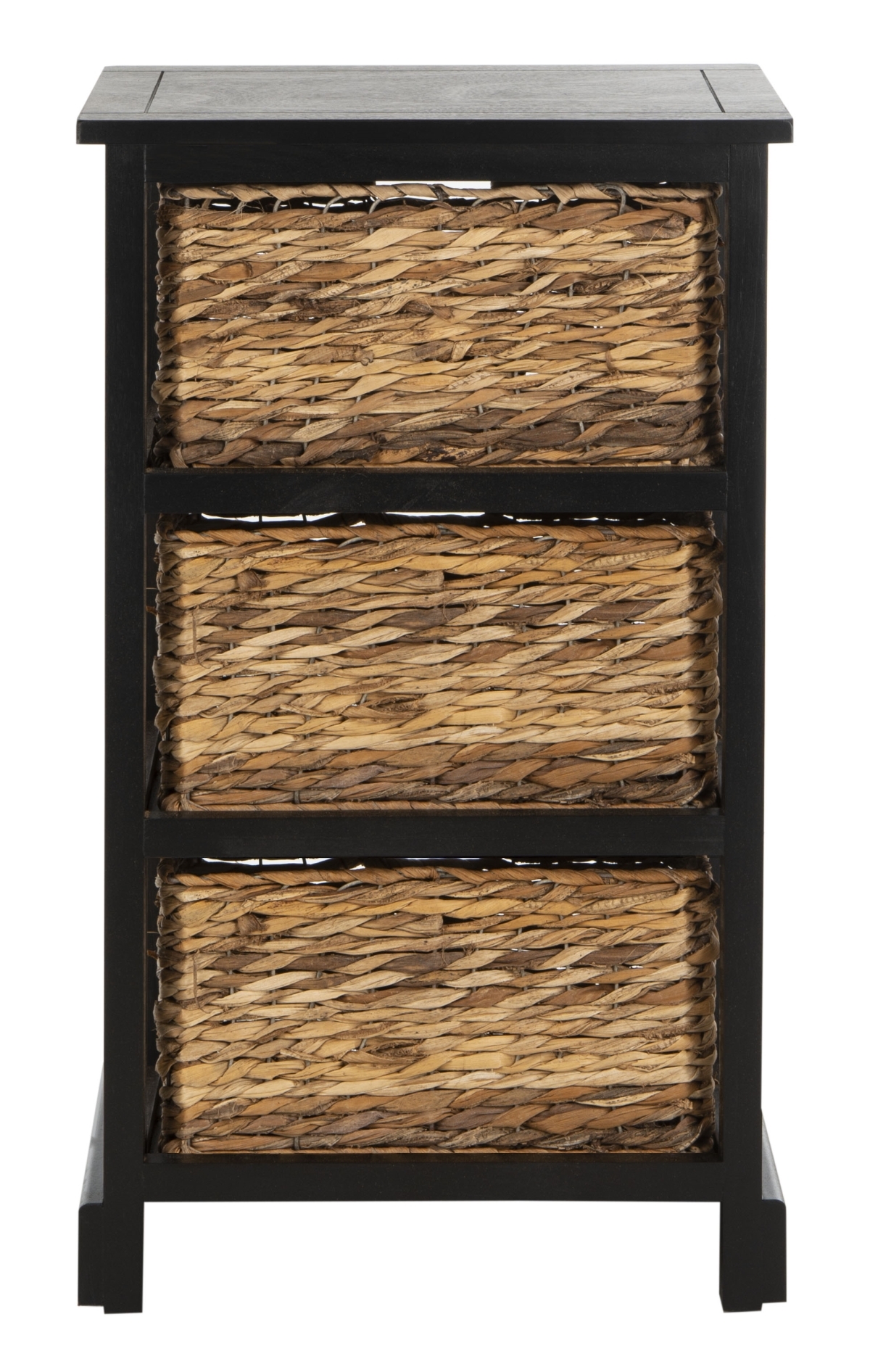 Halle Storage Side Table - Distressed Black - Safavieh - Image 5