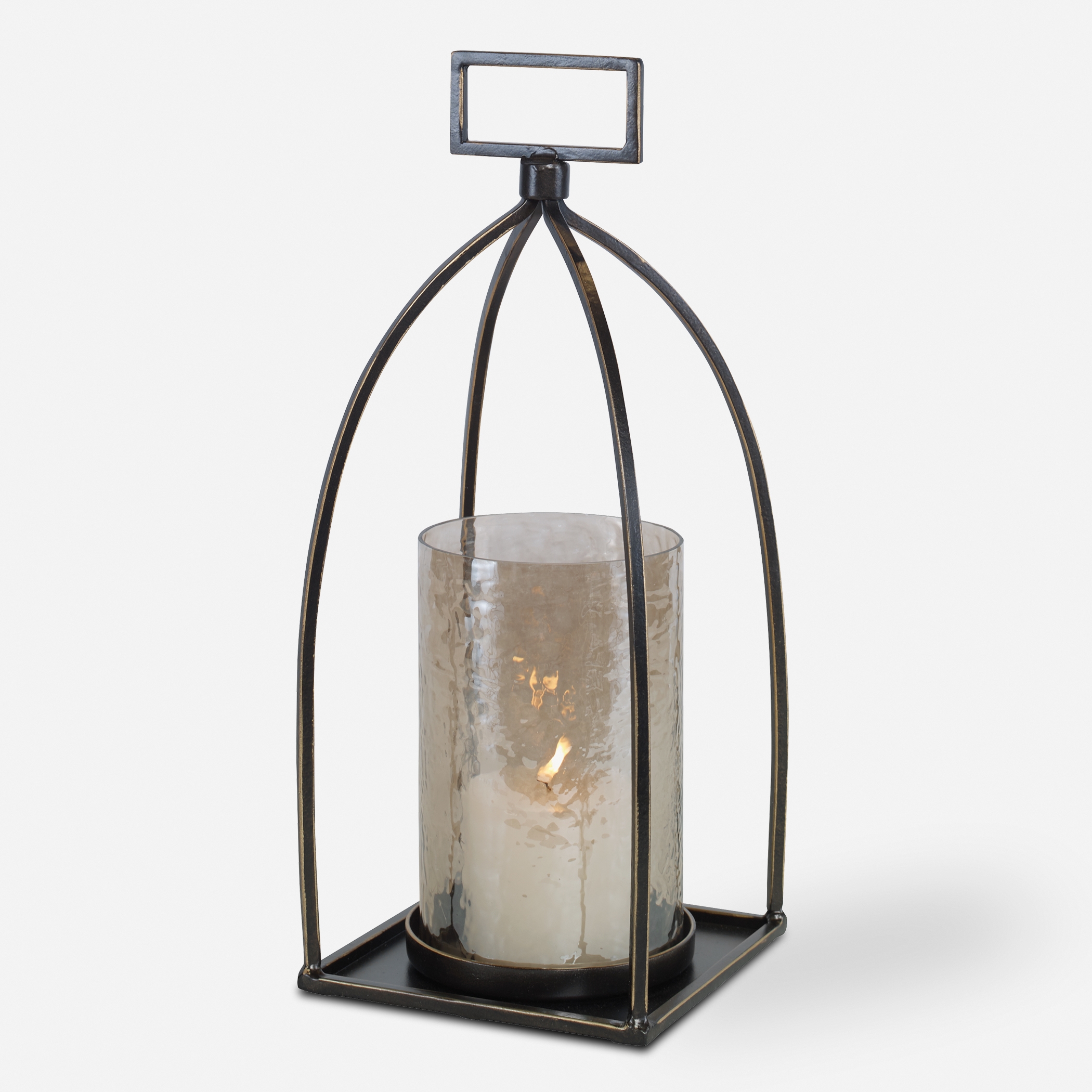 Riad Bronze Lantern Candleholder - Image 0