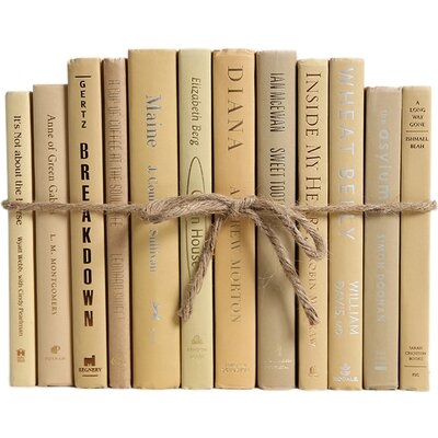 Authentic Decorative Books - By Color Modern Sandalwood ColorPak (1 Linear Foot, 10-12 Books) - Image 0