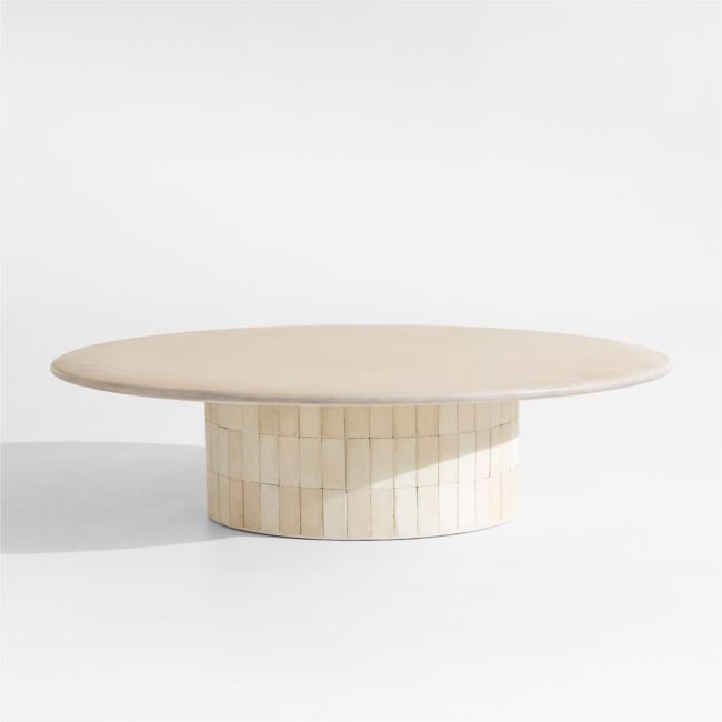 Ipanema 54" Round Outdoor Coffee Table - Image 0