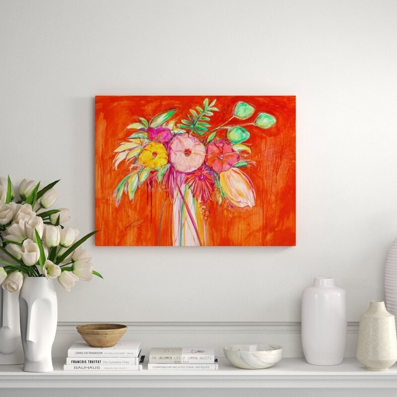 Chelsea Art Studio Still Life with Wallflowers III by Kelly O'Neal - Graphic Art - Image 0