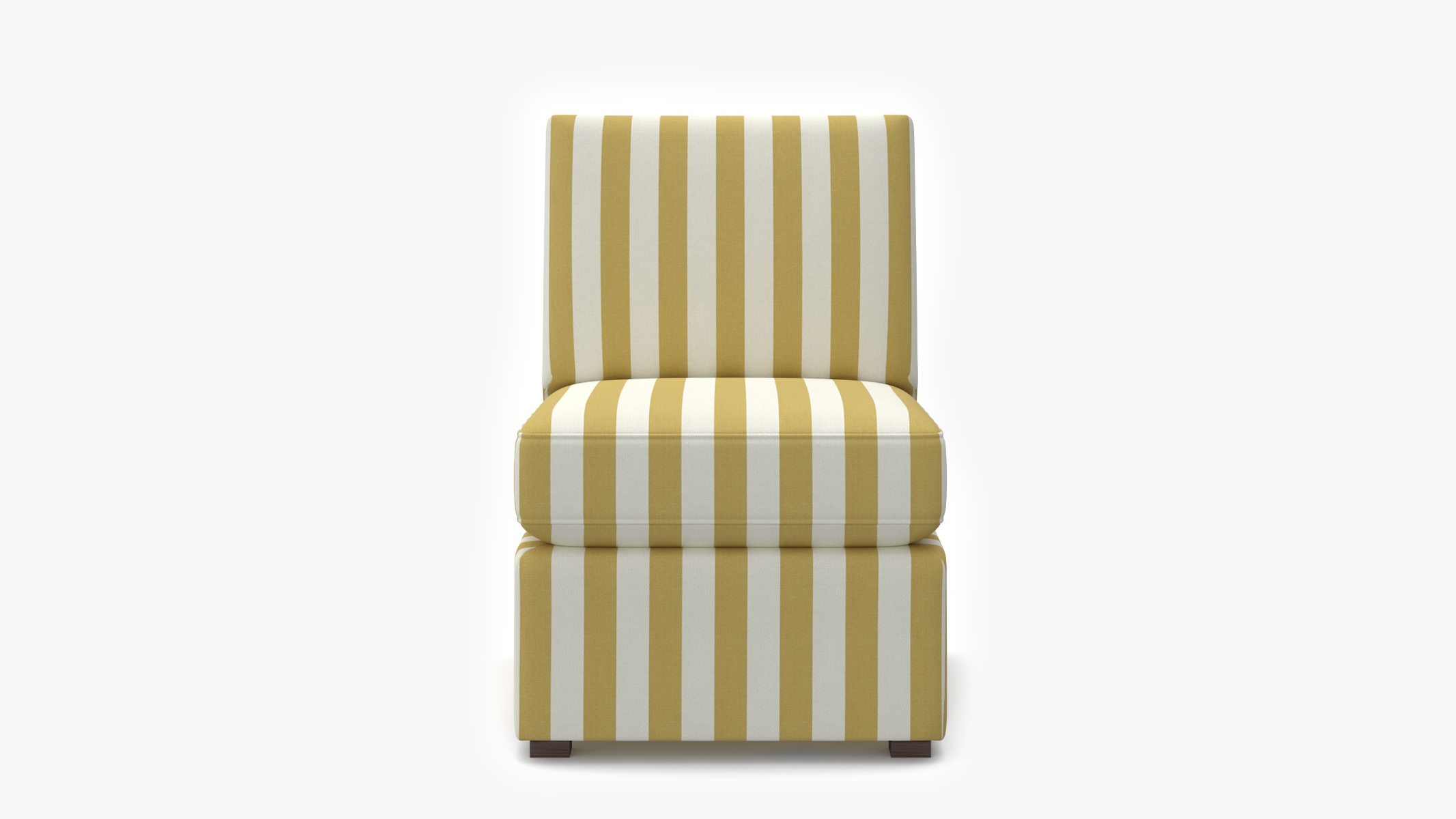 Classic Slipper Chair, Citrine Cabana Stripe - Image 0