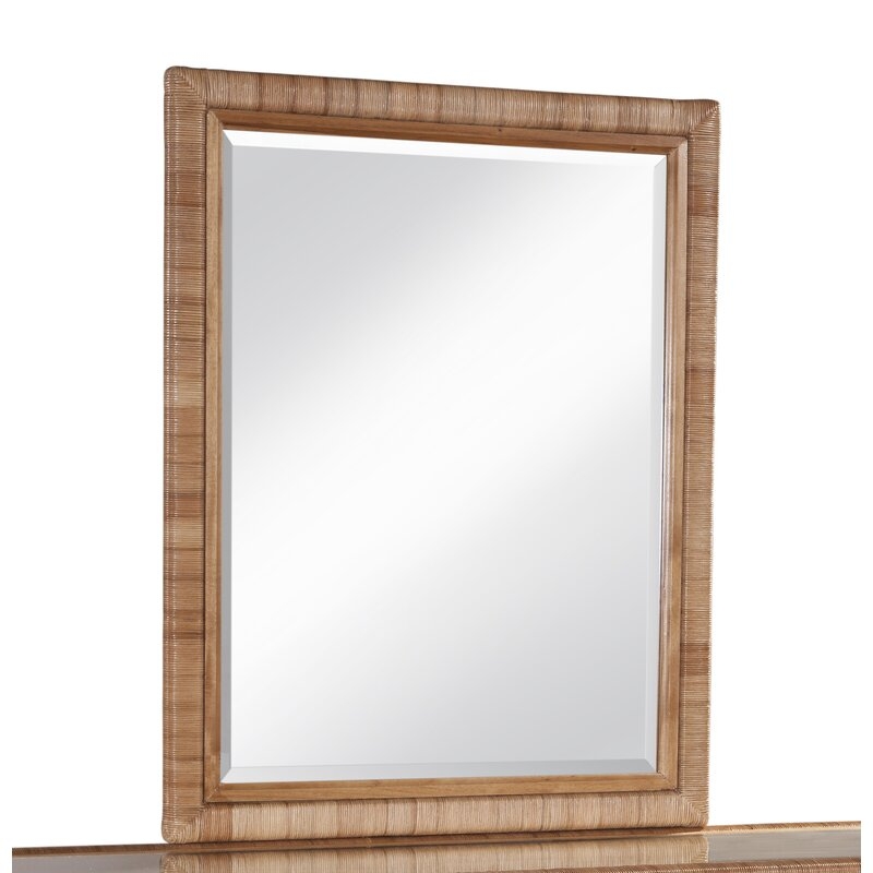 Braxton Culler Naples Modern & Contemporary Beveled Dresser Mirror Color: Driftwood - Image 0