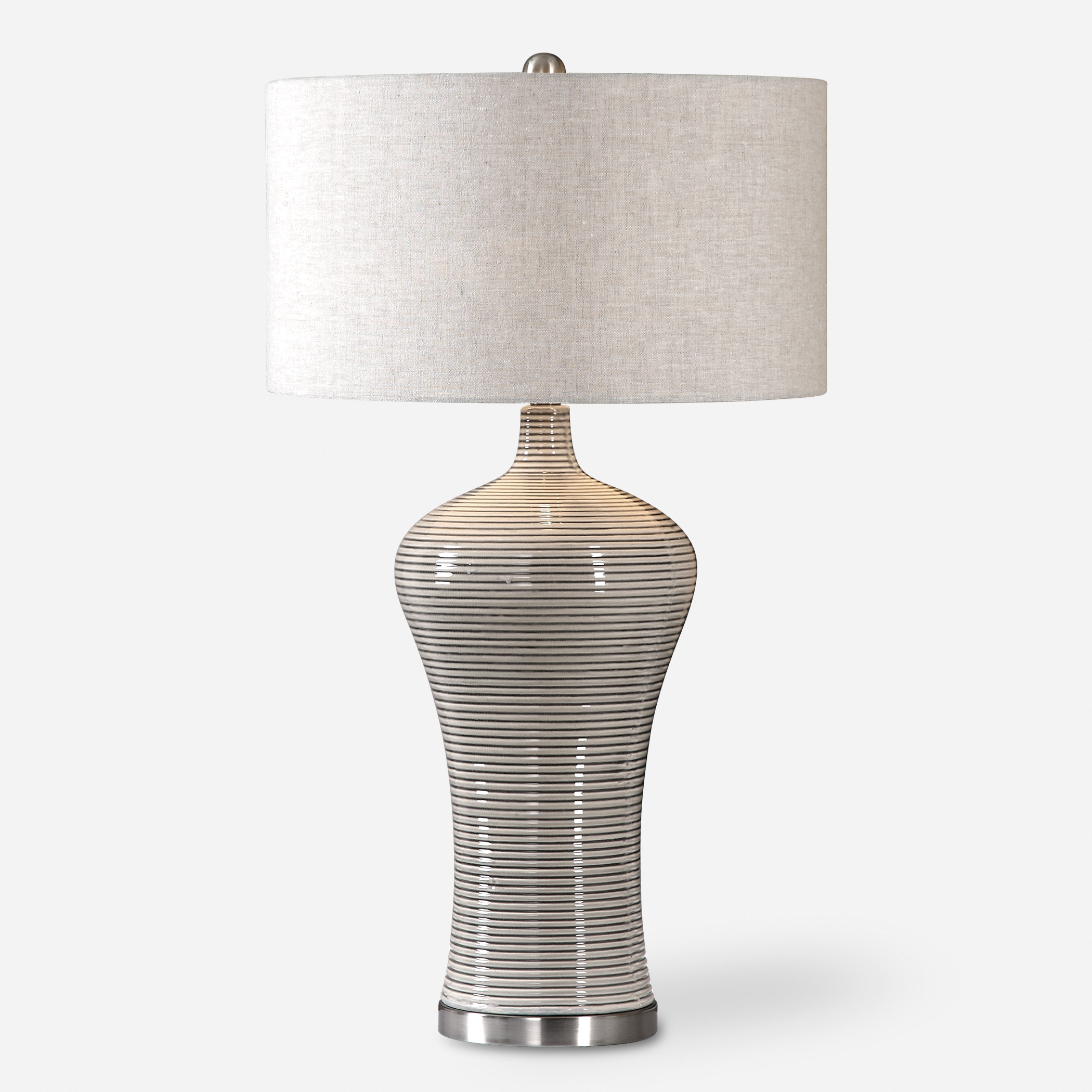 Dubrava Light Gray Table Lamp - Image 0