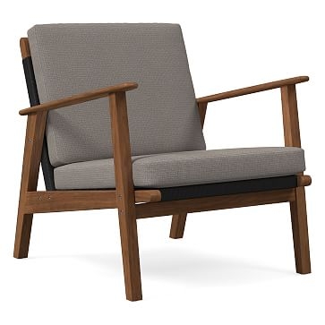 Catskill Collection, Lounge Chair Cushion Cover, Sunbrella Grade, Mushroom - Image 0