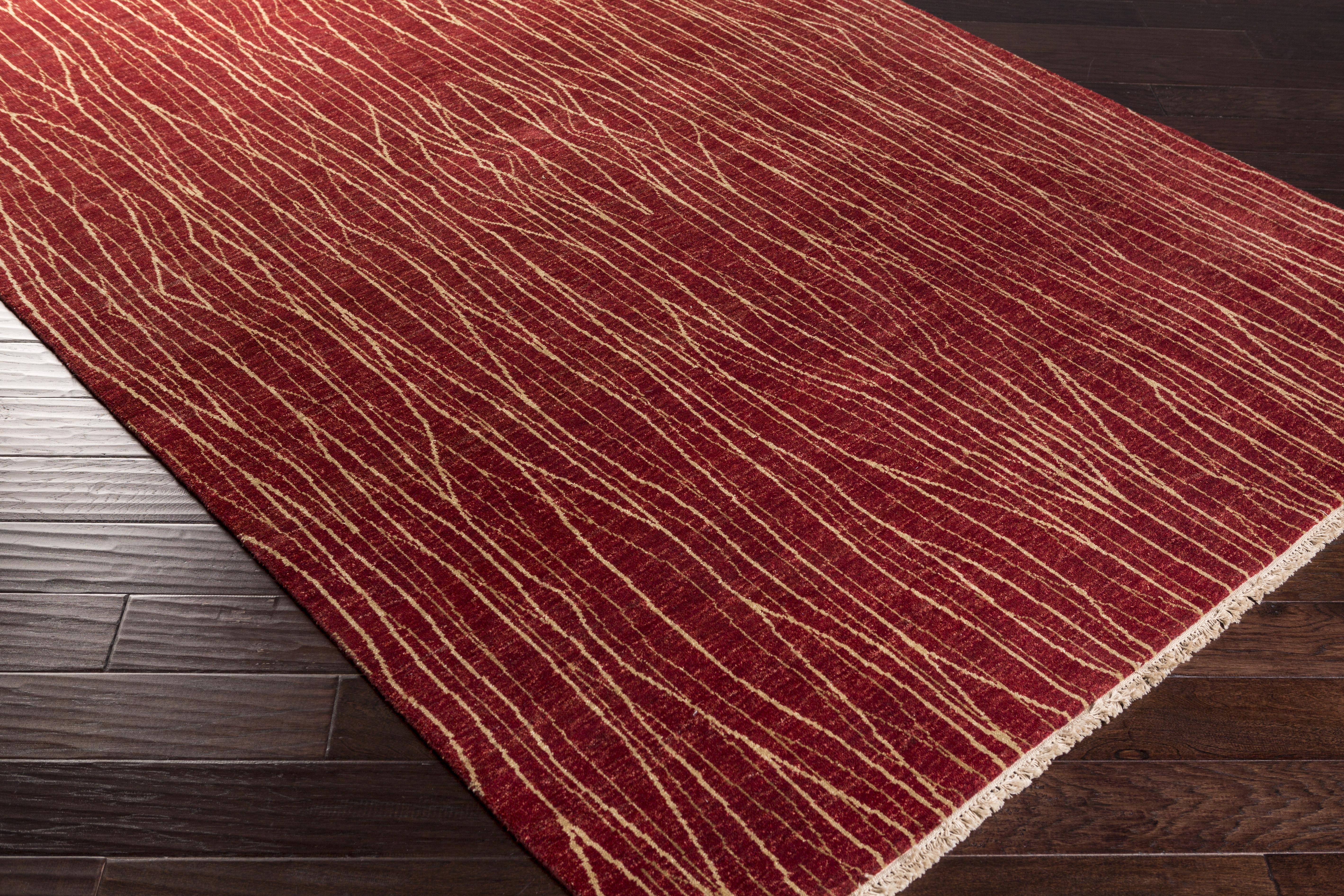 Scarlet Red Indoor 2' x 3' Handmade Rug - Image 0