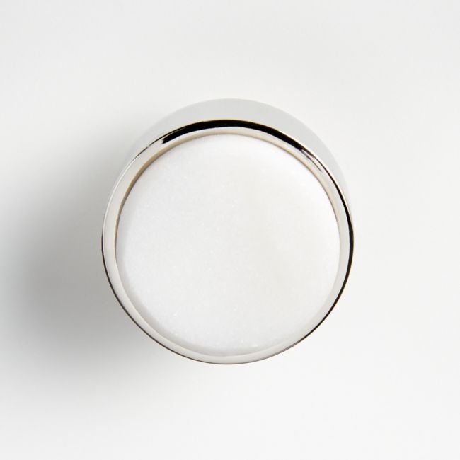Marble Inlay Polished Nickel Knob - Image 0