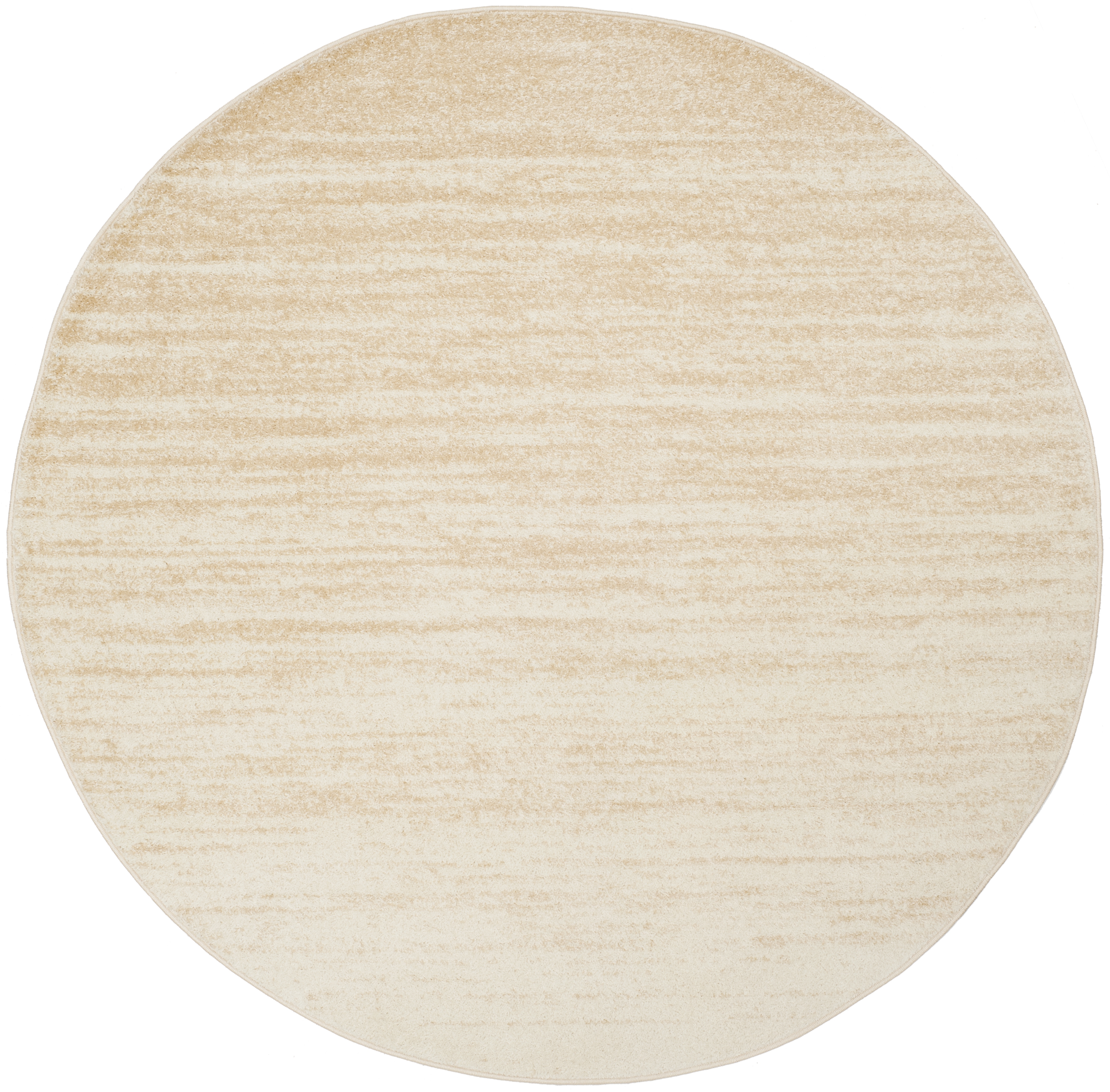 Arlo Home Woven Area Rug, ADR113W, Champagne/Cream,  6' X 6' Round - Image 0