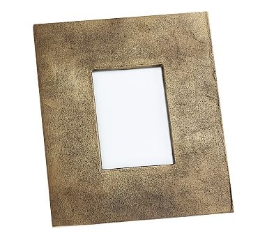 Rena Brass Picture Frame, 5" x 7" (11" x 13" overall) - Image 0