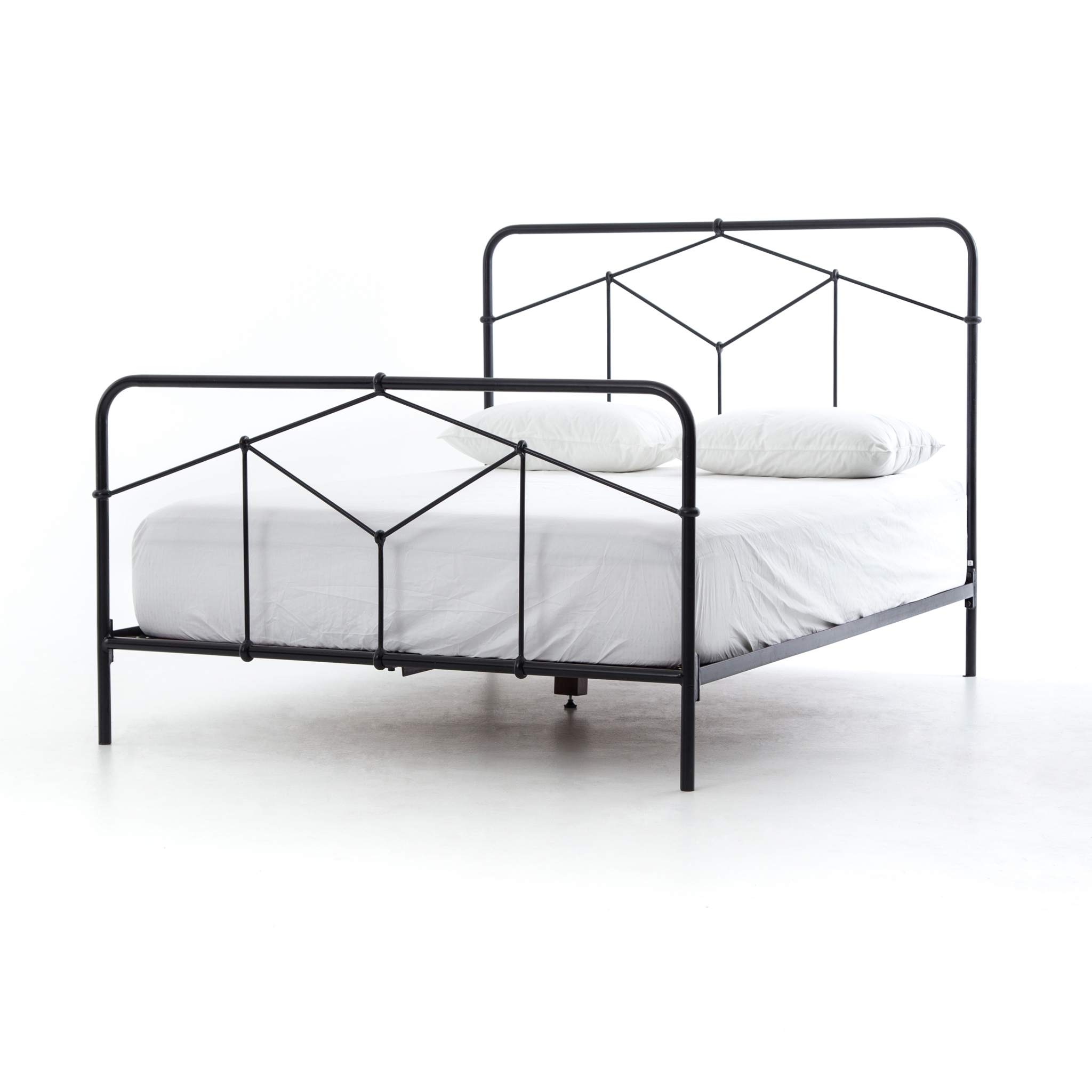 Casey Iron King Bed-Black - Image 0