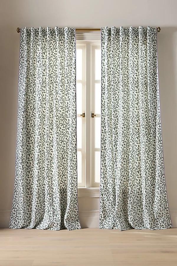 Irena Cotton Floral Printed Curtain - Image 0