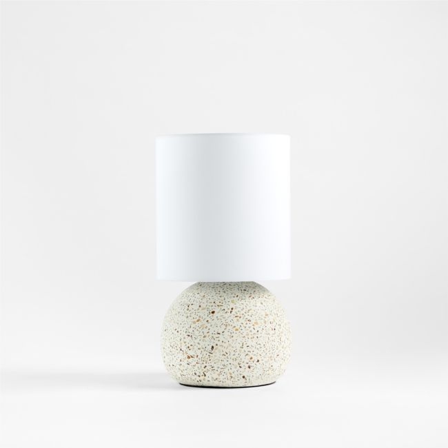 White Terrazzo Kids Table Lamp - Image 0