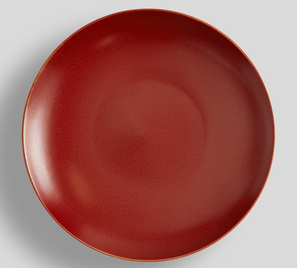 Mason Stoneware Dinner Plates, Set of 4 - Matte Red - Image 0