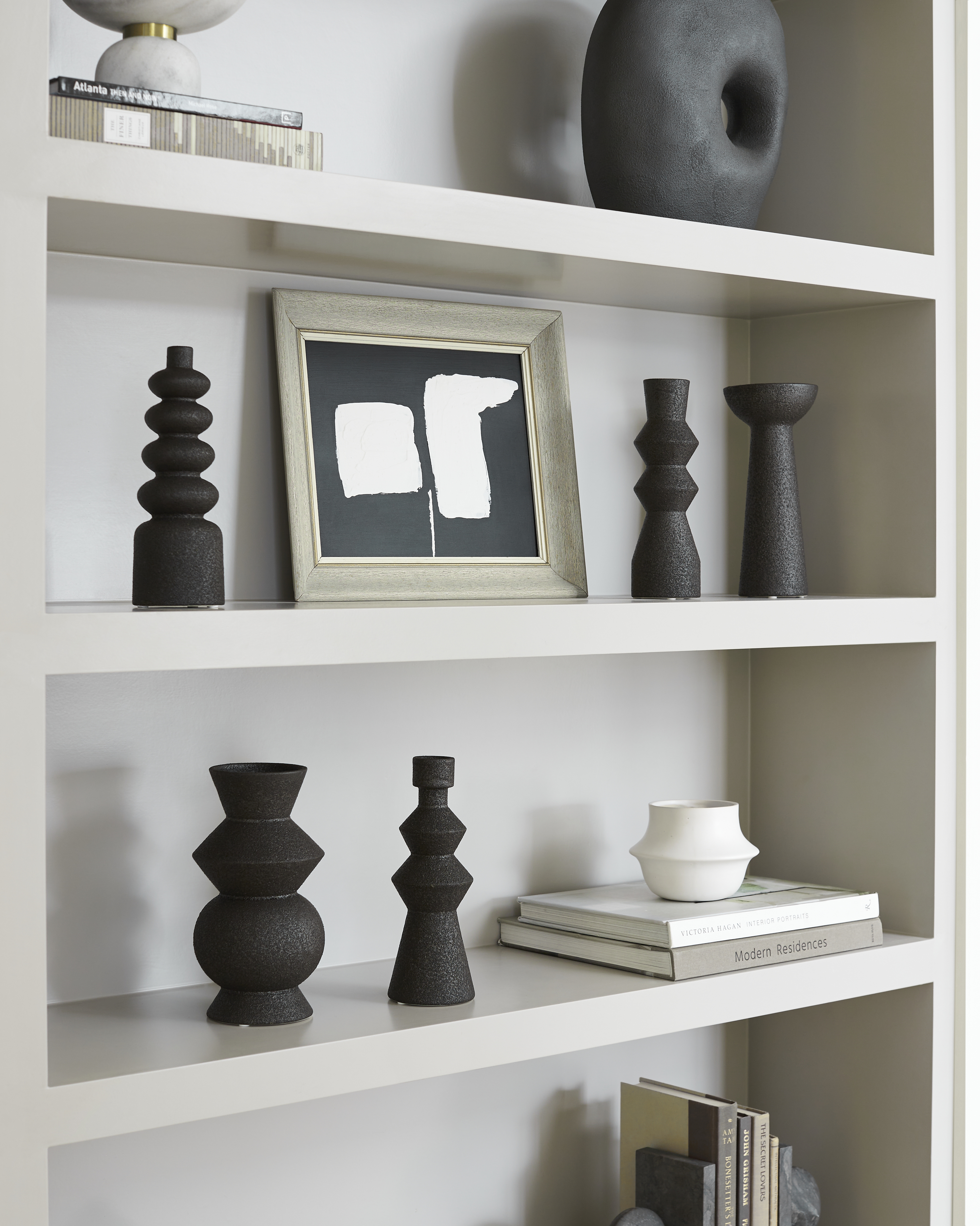 Konark KNK-001 10"H x 4"W x 4"D,  10"H x 3"W x 3"D,  10"H x 3"W x 3"D,  10"H x 5"W x 5"D,  10"H x 3"W x 3"D Vase - Image 1