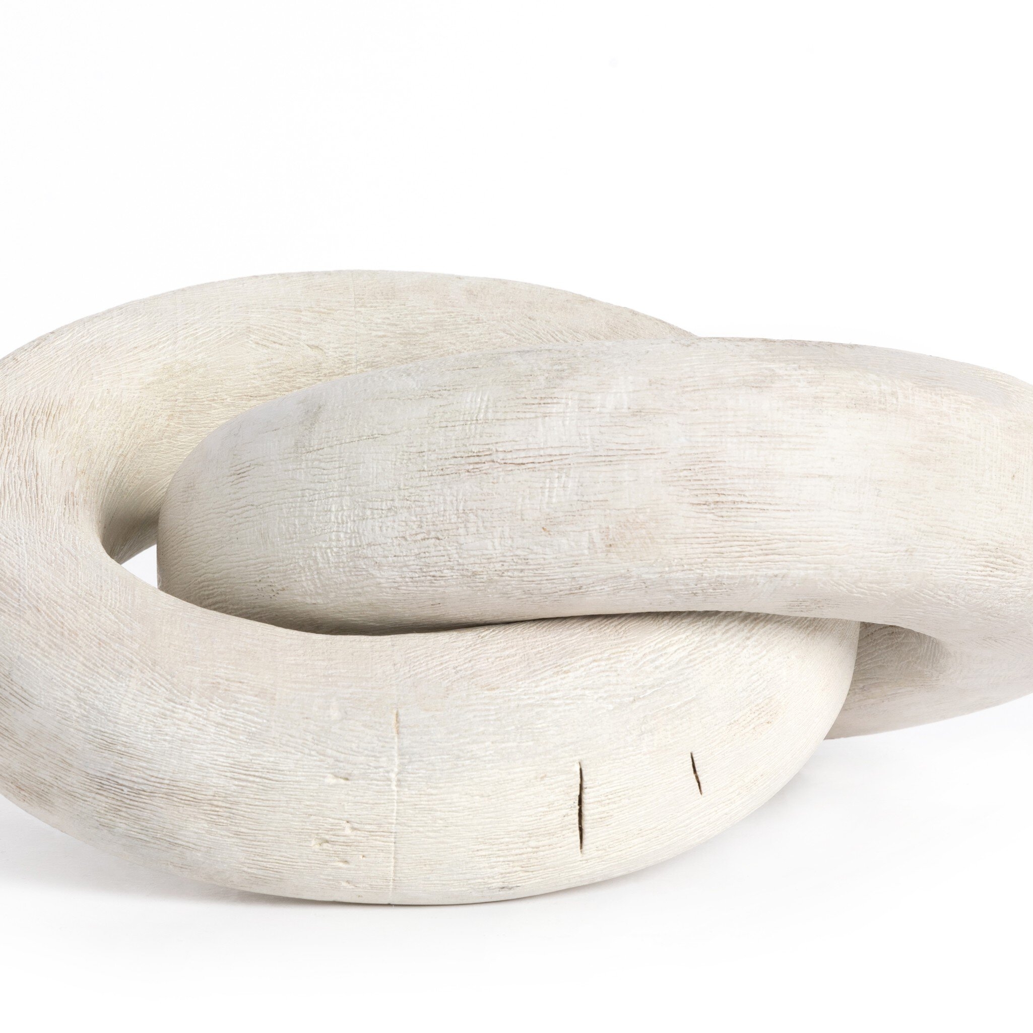 Reclaimed Wood Knot - Ivory - Image 4