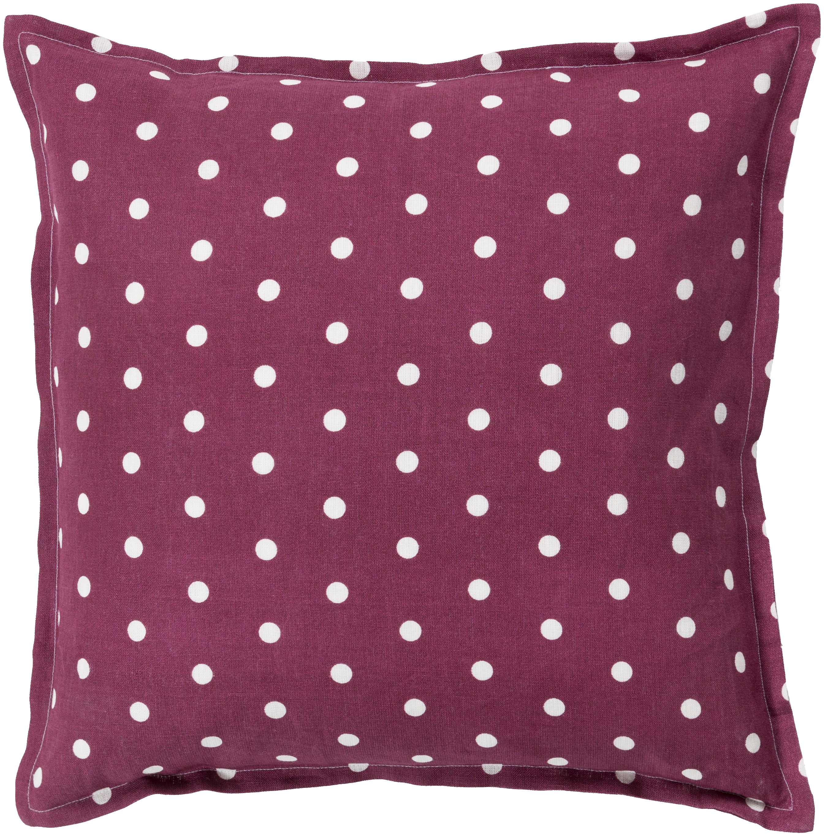 Polka Dot PD-003 18"L x 18"W Down Filled Pillow - Image 0