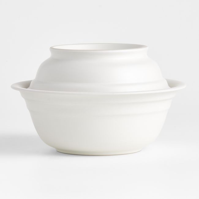 Jamesware White Stoneware The Main Dish - Image 0
