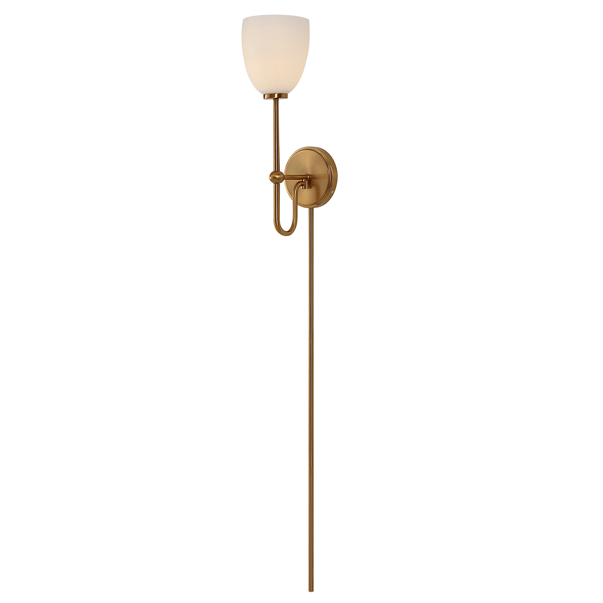 Trophy 1 Light Brass Sconce - Image 5