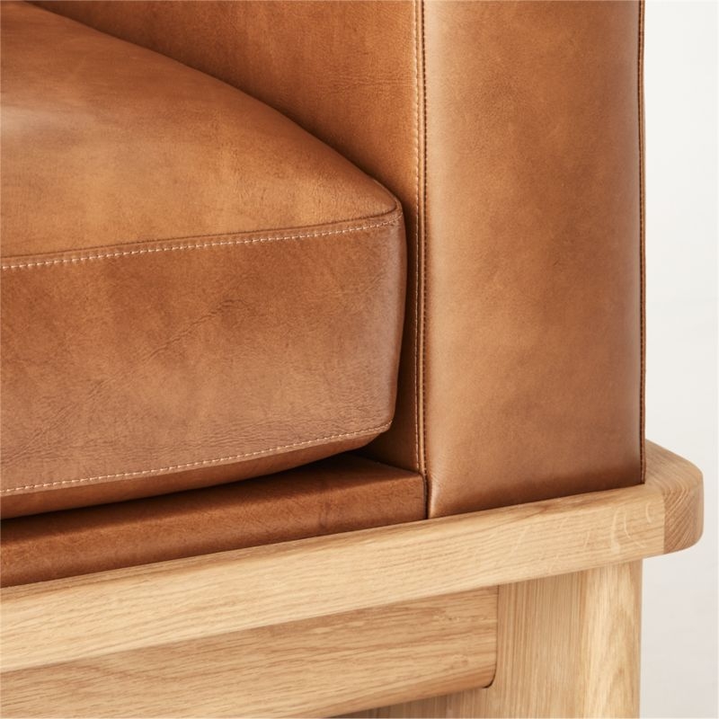 Tablon Saddle Leather Sofa - Image 5