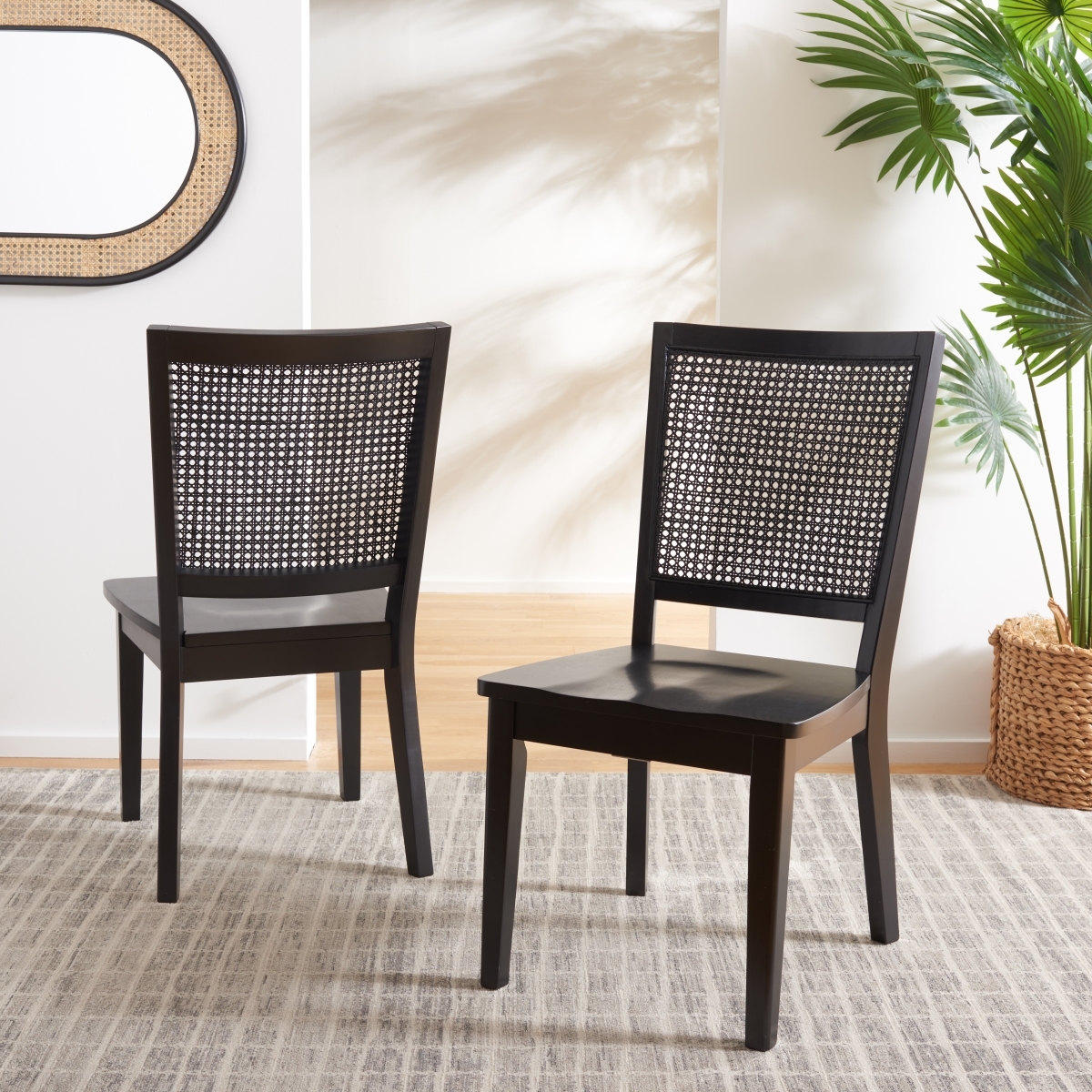 Margo Dining Chair - Black - Safavieh - Image 1