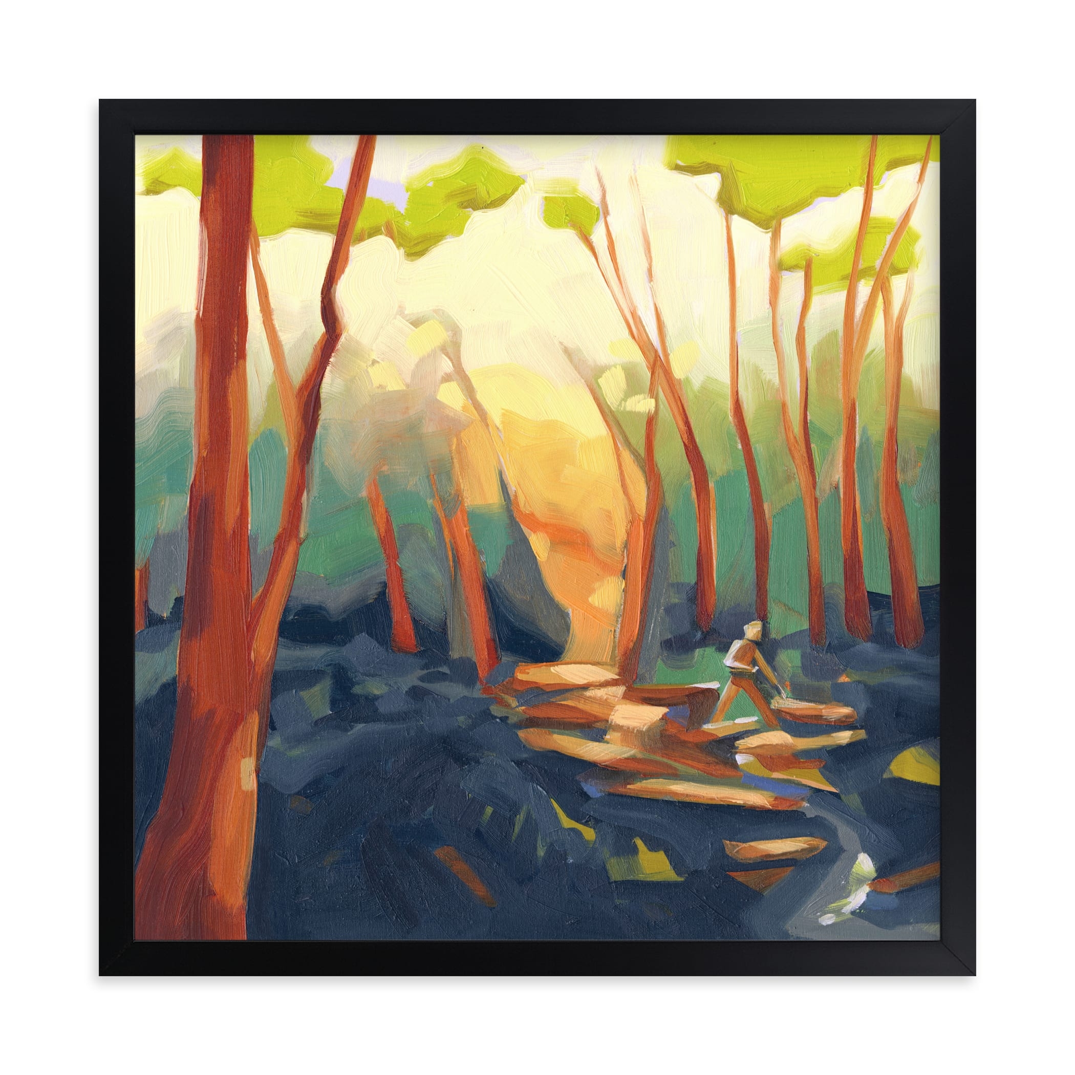Fell In Love With The Tree Feller Limited Edition Fine Art Print 1 - Image 0