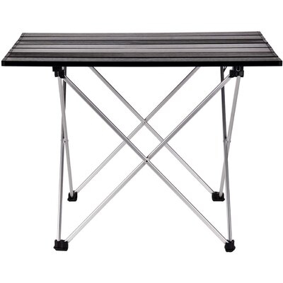 Portable Camping Table 22" X 16" X 16" Outdoors Lightweight Folding Table Aluminum Roll Up Camp Table With Carrying Bags - Image 0