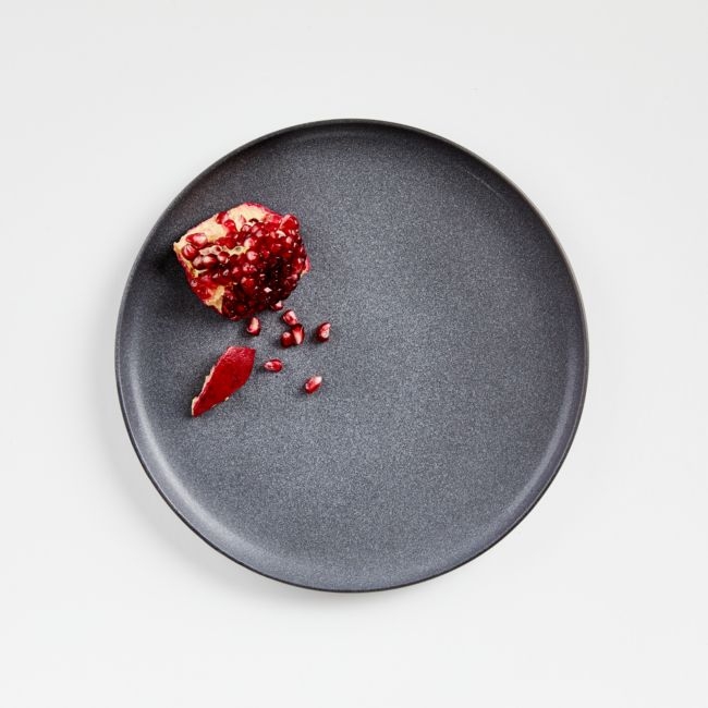 Wren Matte Dark Grey Salad Plate - Image 0
