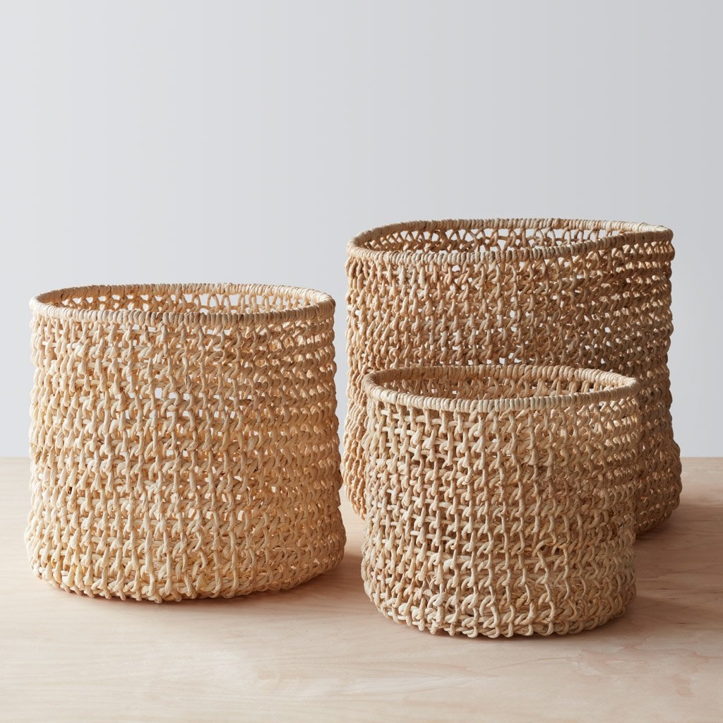 Opaka Storage Baskets - Set of 3 By The Citizenry - Image 0