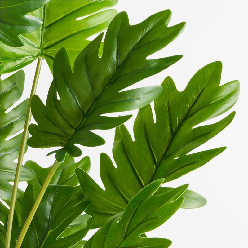 Potted Faux Philodendron 24" - Image 1