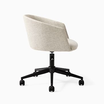 Decon Swivel Office Chair, Stone Twill, Black - Image 3