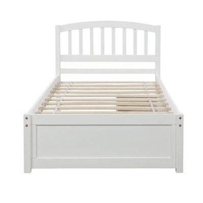 Twin Wood Bed Frame With 2 Drawers - Image 0