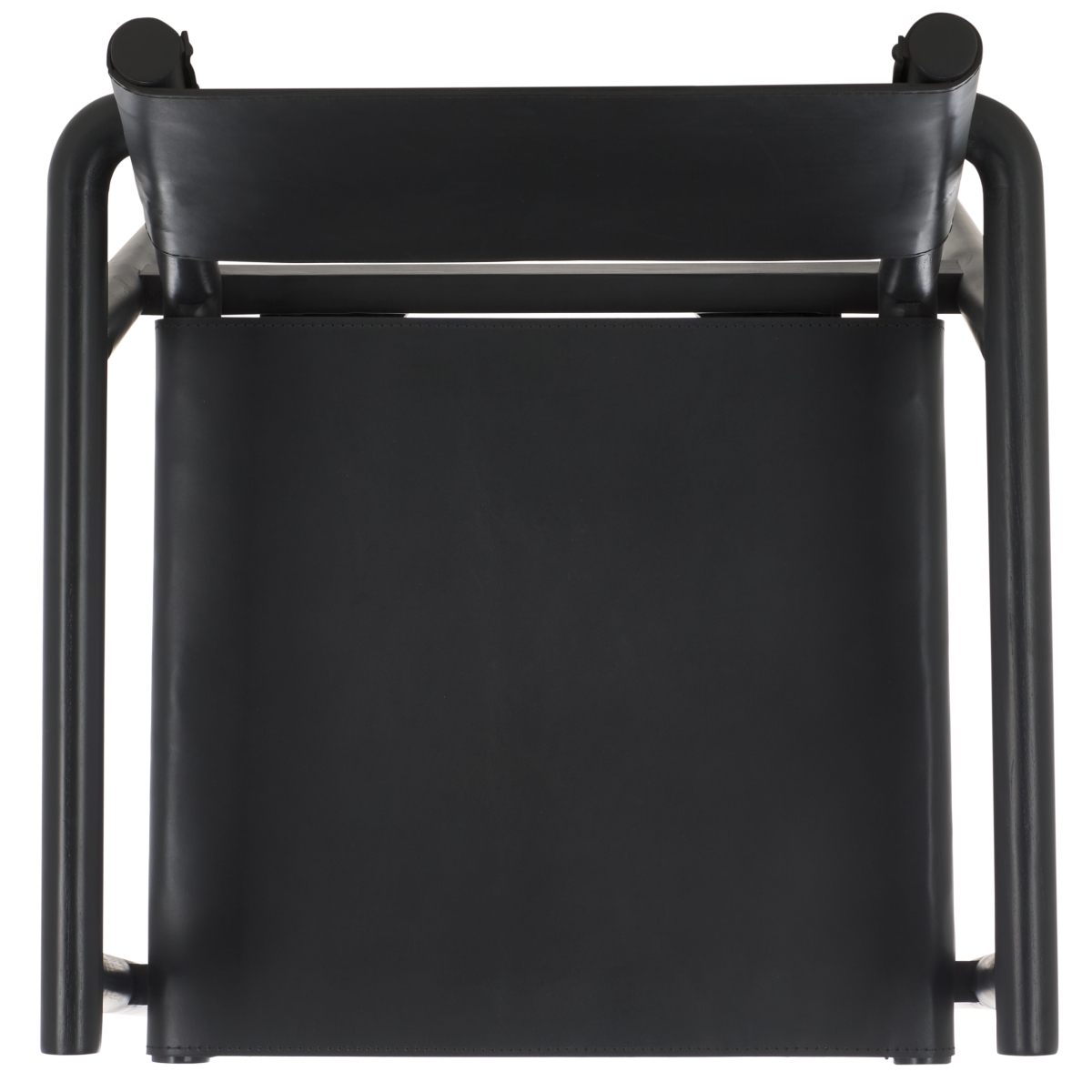 Hutson Leather Dining Chair - Black - Image 4