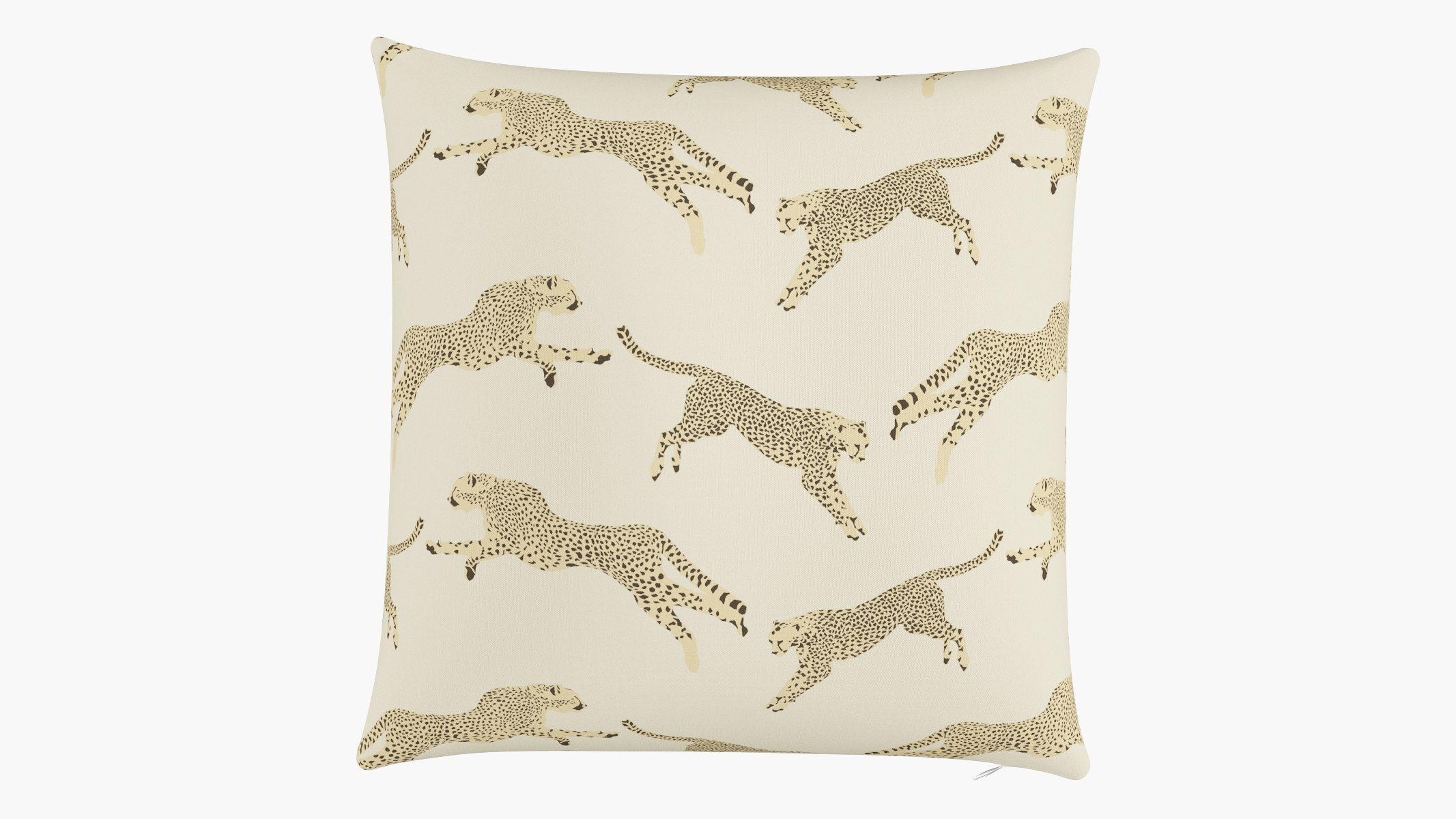 Throw Pillow 22", Desert Cheetah, 22" x 22" - Image 0