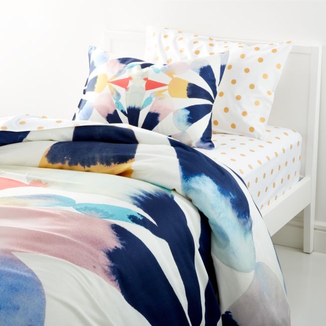 Painted Fan Twin Duvet Cover - Image 0