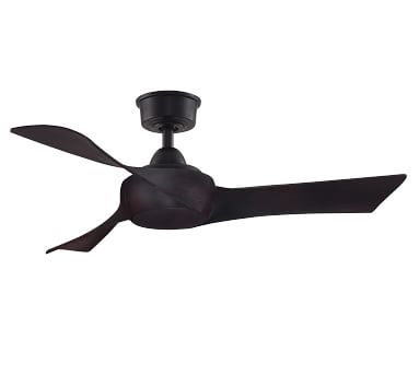 Wrap 60" Indoor/Outdoor Ceiling Fan With Led Light Kit, Dark Bronze With Dark Walnut Blades - Image 1