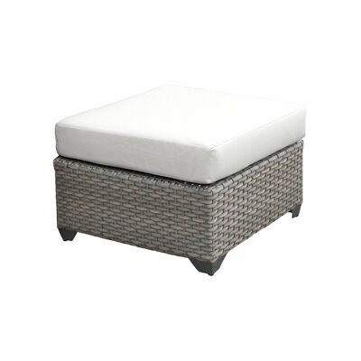 Merlyn Outdoor Ottoman with Cushion - Image 0