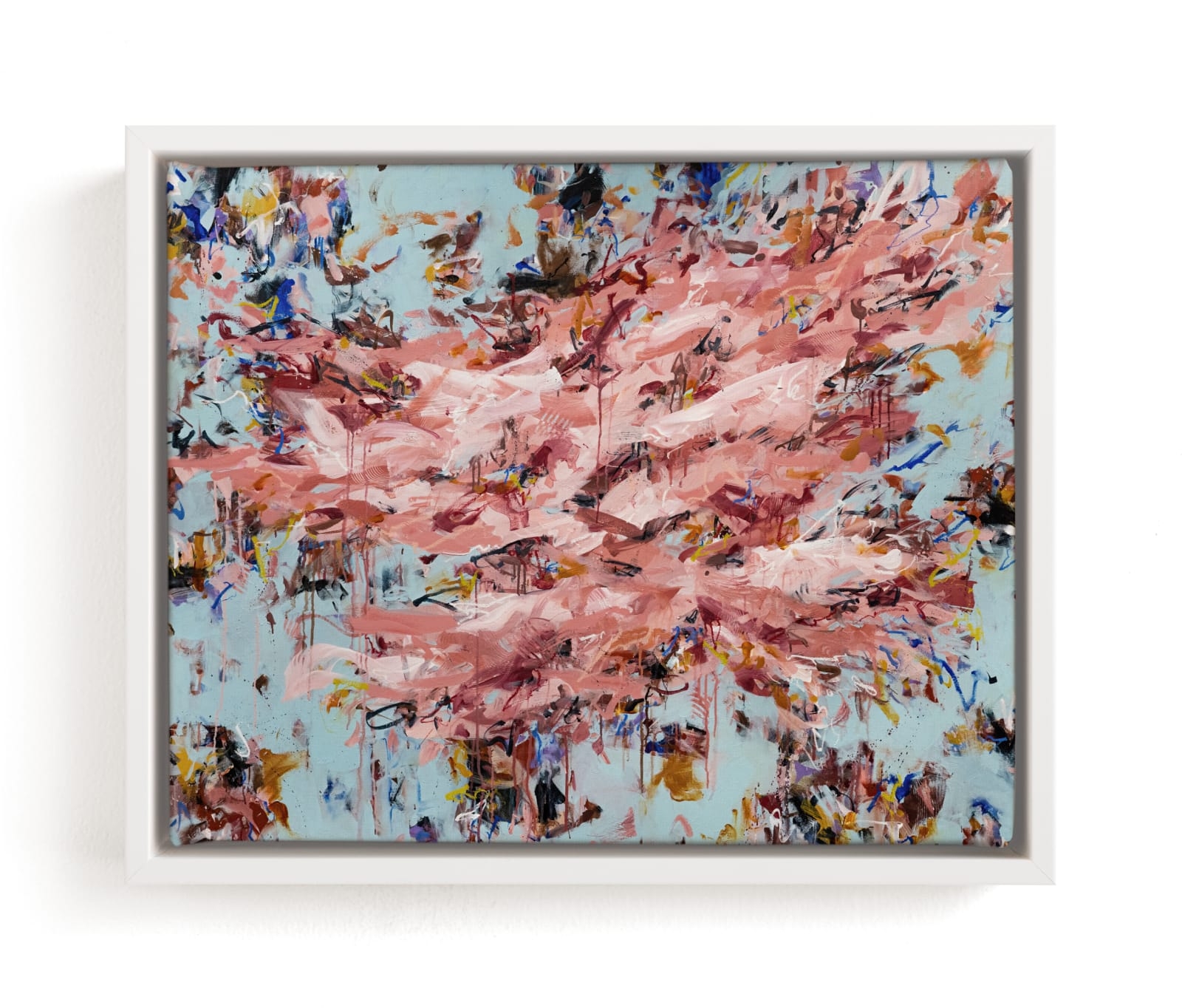 My Rage Is Like A Flower Garden In Aqua Limited Edition Fine Art Print 2 - Image 0