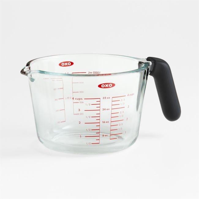 OXO ® 4-Cup Glass Measuring Cup - Image 0