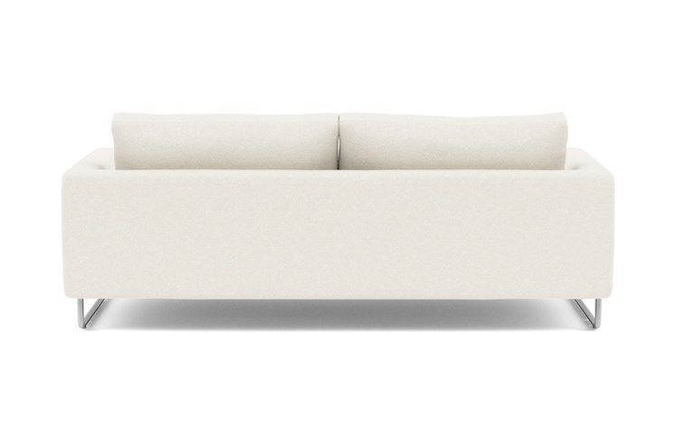 Asher Sofa with White Cirrus Fabric and Matte Indigo legs - Image 3