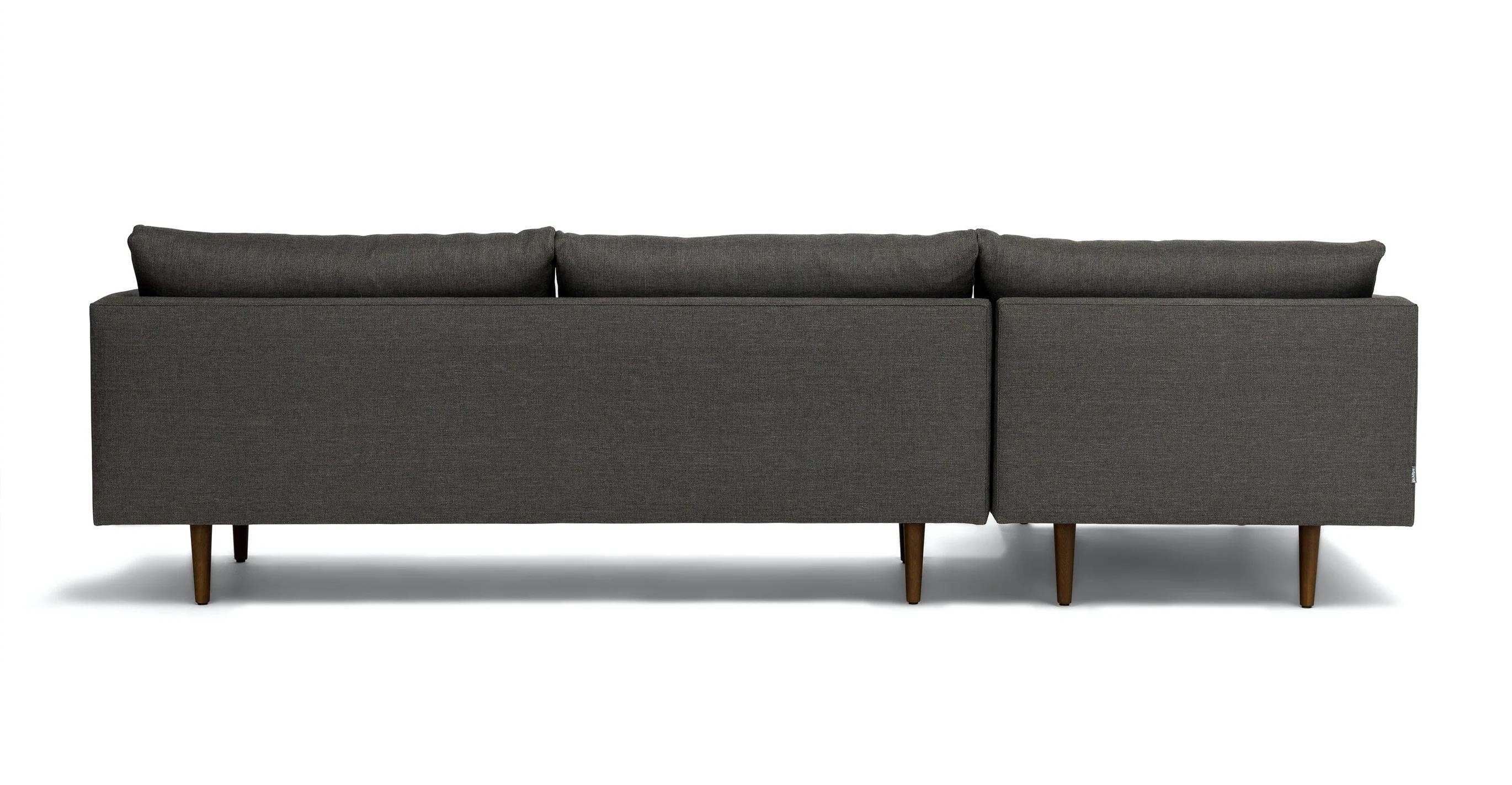 Burrard Left Sectional Sofa, Graphite Gray - Image 3