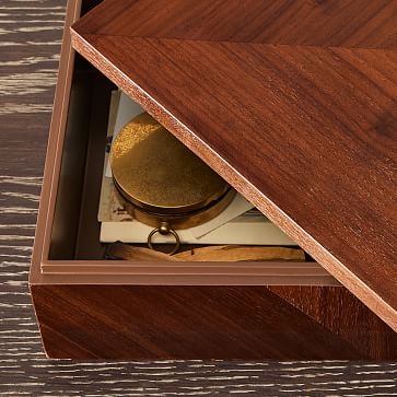 Marquetry Boxes, Walnut - Image 3