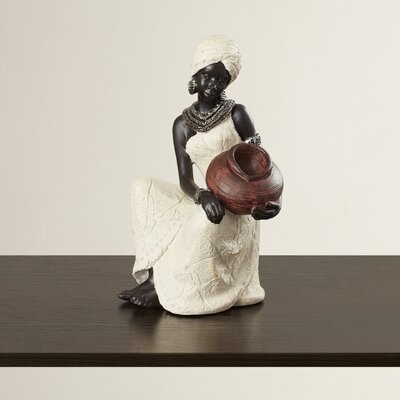 Harly African Woman Figurine - Image 0