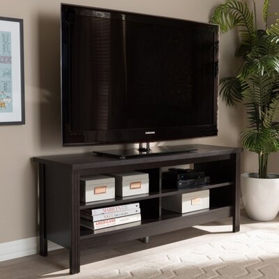 Aelbert Modern And Contemporary Wenge Brown Finished TV Stand - Image 0