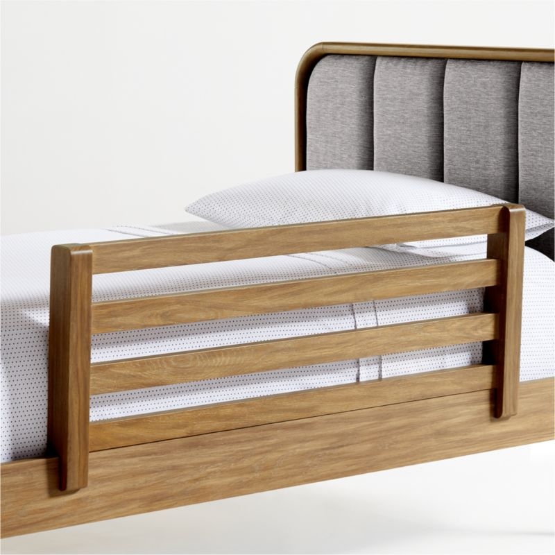 Wes Full Upholstered Wood Bed - Image 4