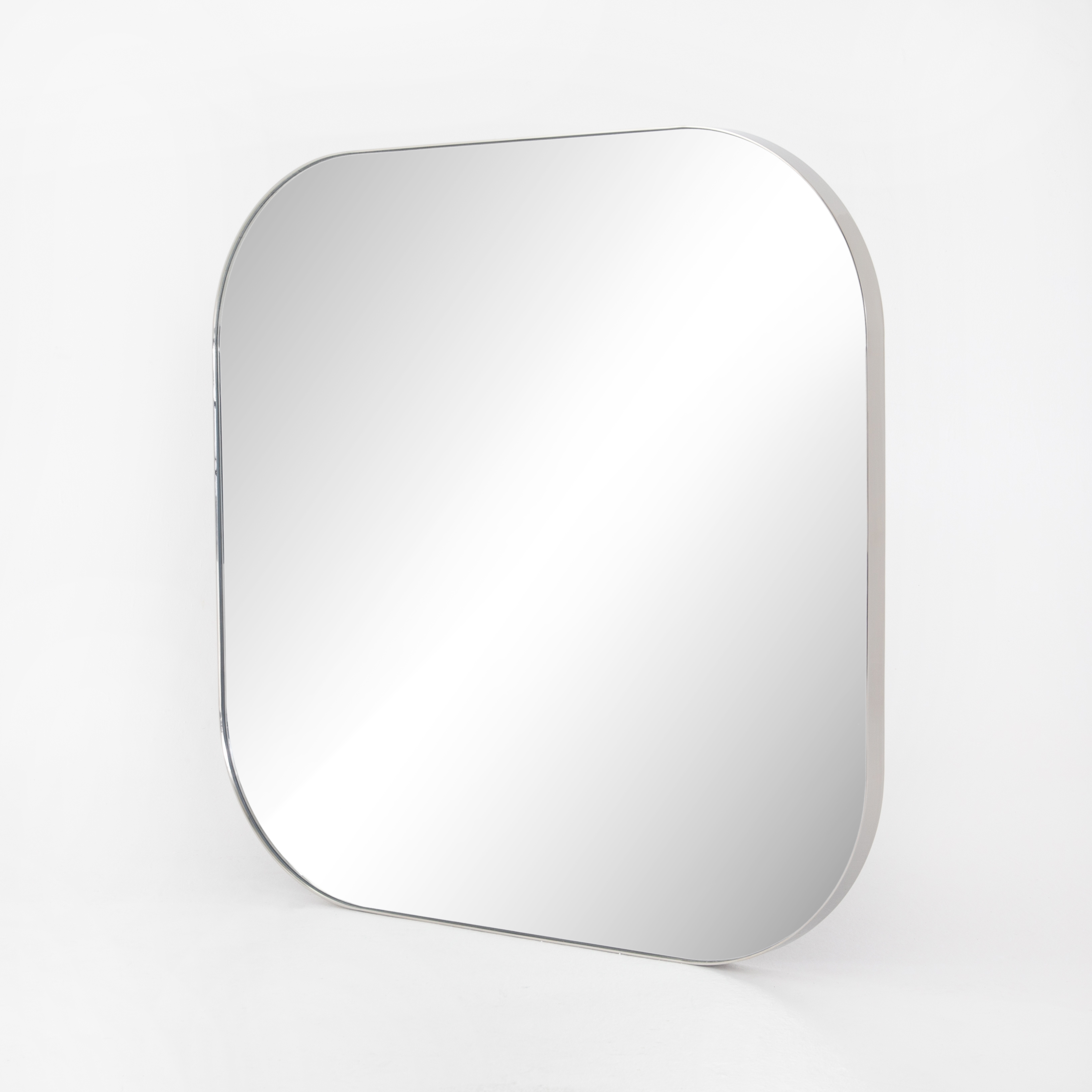 Bellvue Square Mirror-Shiny Steel - Image 3