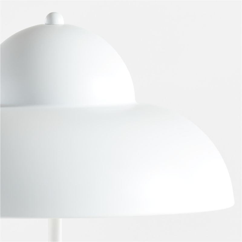 Eloise White Wood and Metal Kids Floor Lamp - Image 1